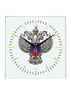 Настенные часы "Эмблема Минстрой 02 48" Декор для дома, подарок
