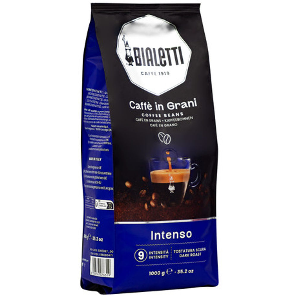 Bialetti Intenso, кофе в зернах 1000 г