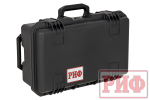 Кейс защитный ударопрочный РИФ 551x358x226 мм на колесах с телескопической ручкой IP67