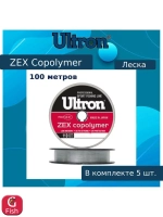 Монофильная леска рыболовная Zex Copolymer 0,22 мм, 6,0 кг