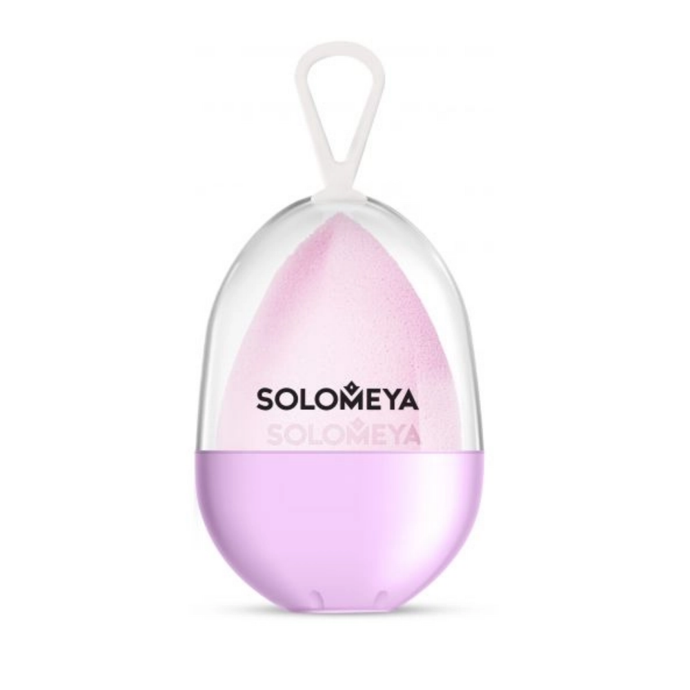 Solomeya Косметический спонж для макияжа со срезом лиловый /lilac