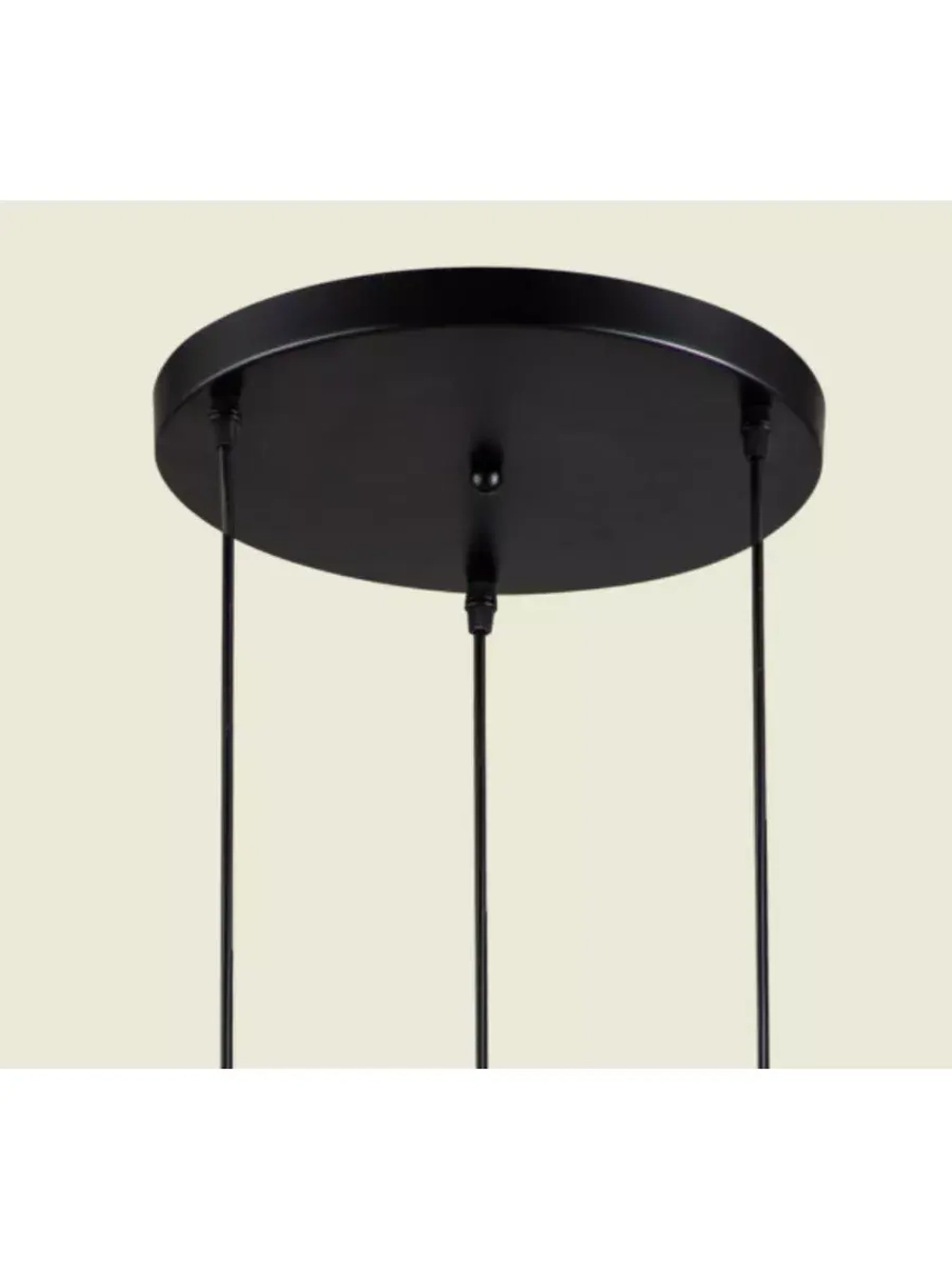 Люстра подвесная E27*3*60W черный