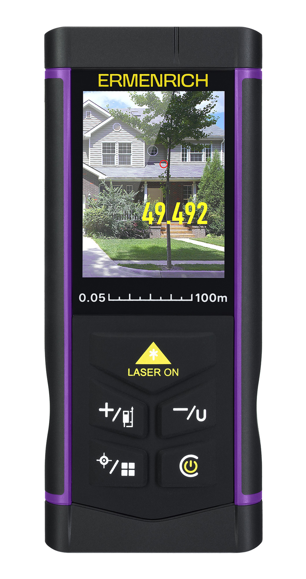 Лазерная рулетка Ermenrich PRO LR100, с камерой