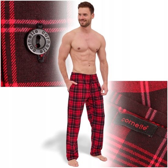 Брюки домашние мужские в клетку Cornette  691/54