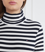 Гольф 5X2 RIB ROLL-NK LS Tommy Hilfiger - белый(WW0WW39826)