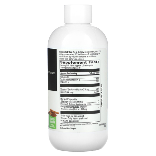 DaVinci Laboratories, Collagen Bright, обжаренная корица, 225 мл (7,6 жидк. унц.)