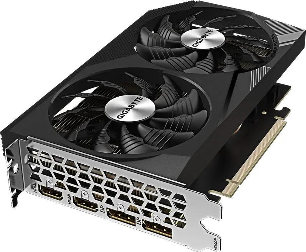 Видеокарта Gigabyte NVIDIA  GeForce RTX 3050 GV-N3050WF2OCV2-8GD 8ГБ Windforce, GDDR6, OC,  Ret
