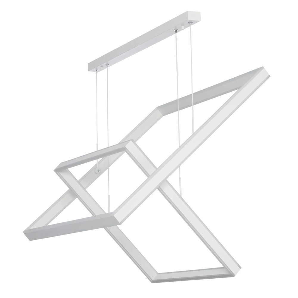 Citilux Дуэт CL719K210 LED Люстра подвесная с пультом Белая