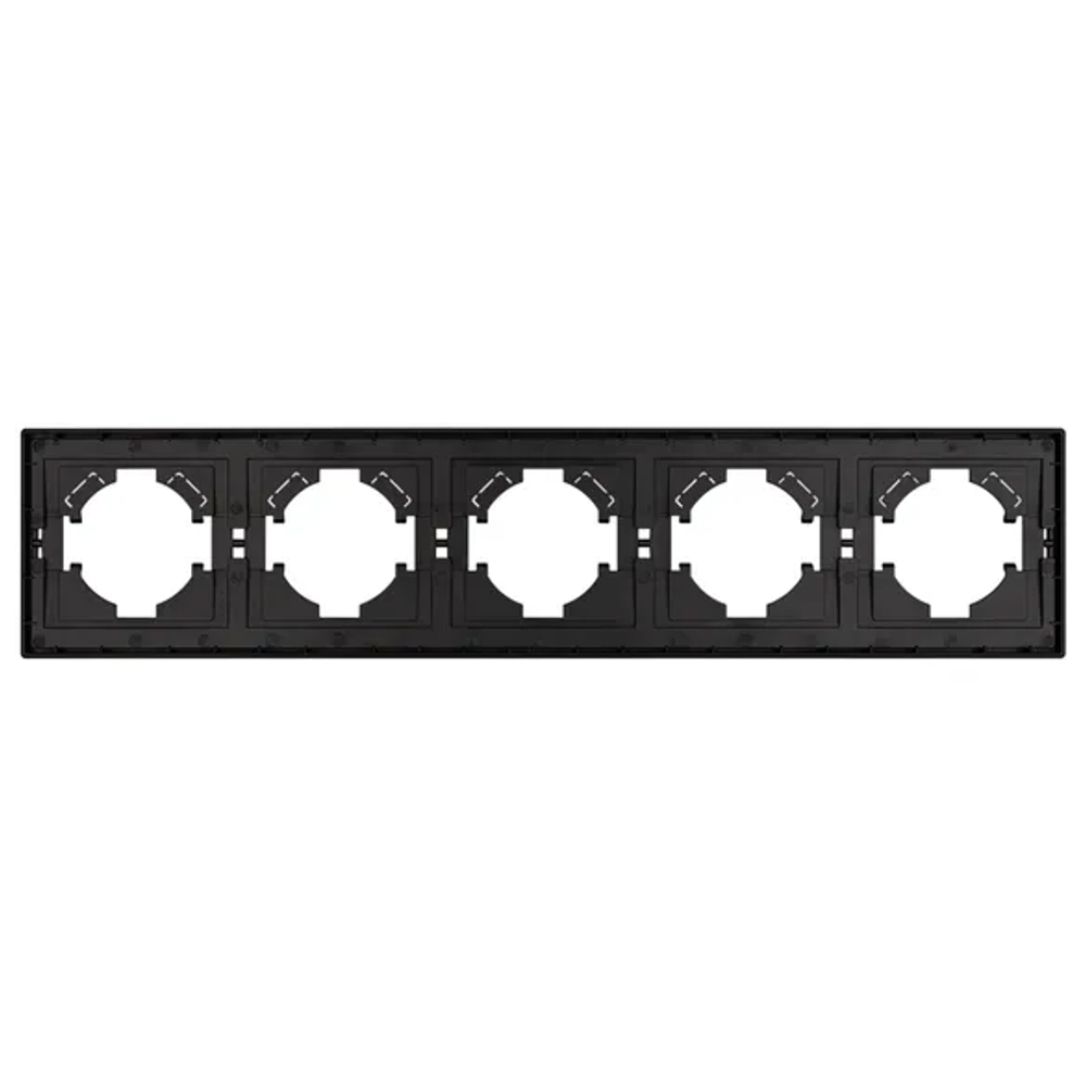 Рамка пластиковая FRM-TENDO-PL-5-BK (Arlight, -) 053852