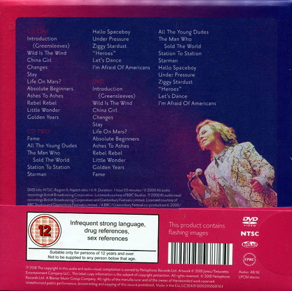 David Bowie / Glastonbury (2CD+DVD)