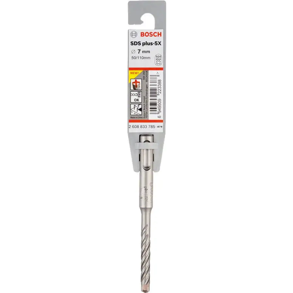 Бур по бетону SDS plus-5X 7x50x110 мм BOSCH 2608833785