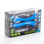 Мультитул (плоскогубцы) &quot;СЛЕДОПЫТ&quot;, средний, 11 предметов, в чехле, в коробке/60/100/