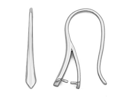 Швензы-крючки "Капли" 25мм, для кристаллов