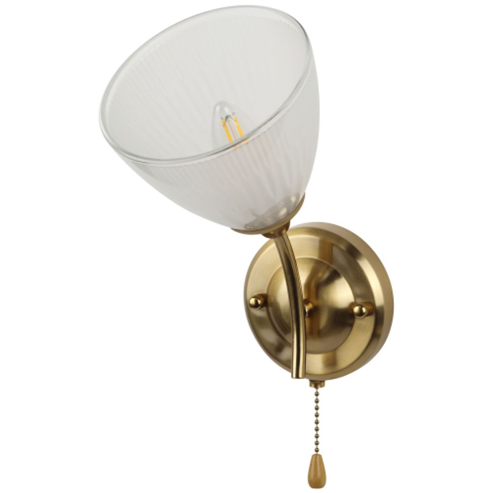 Бра светильник Rivoli Debra 9189-401 настенный 1 х Е27 60 Вт модерн с выключателем | Rivoli