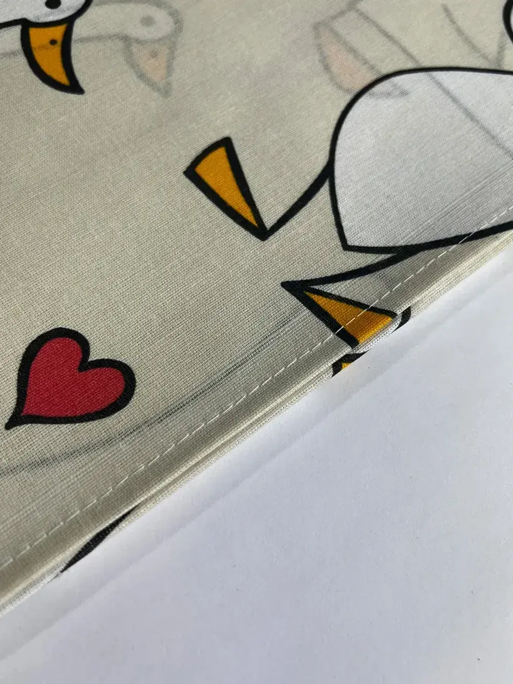 Наволочка 1шт бязь Сказка "Гусь обнимусь" 45x45 см на молнии