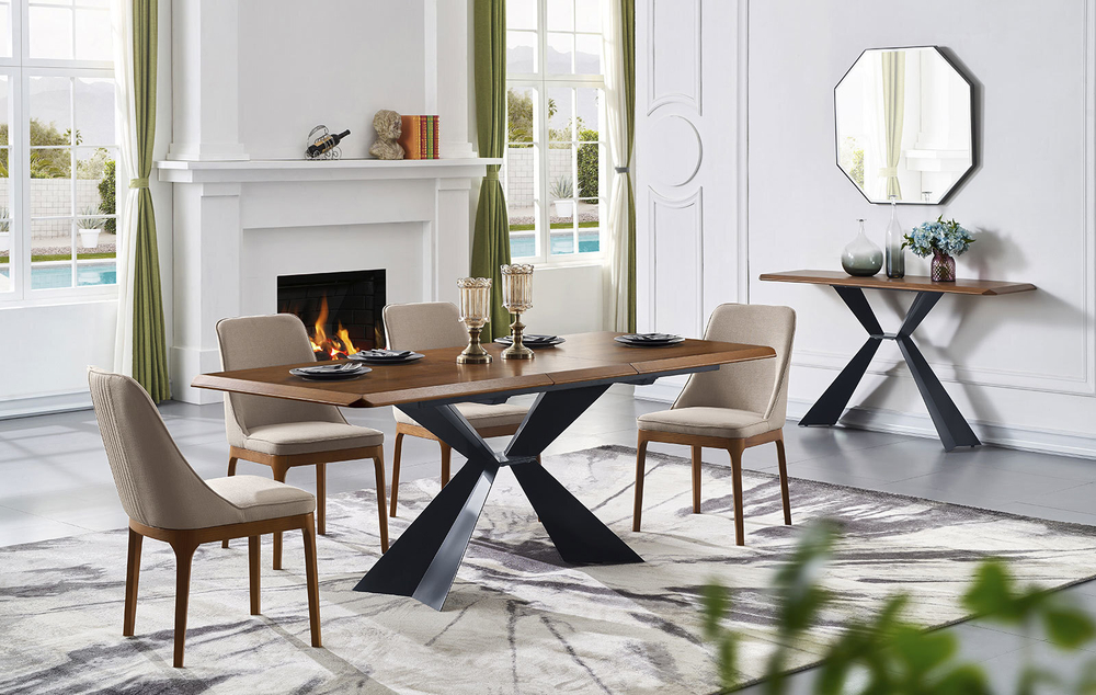 Стул Y1711A светлый/орех