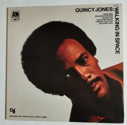 Винтажная виниловая пластинка LP Quincy Jones Walking In Space (Japan 1977) (No Obi)