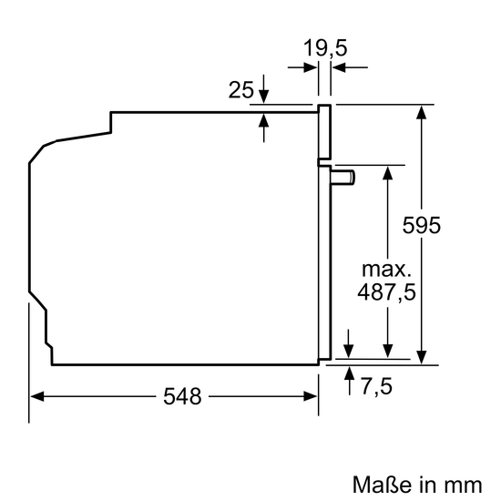 Встраиваемый духовой шкаф BOSCH HBA571BB4