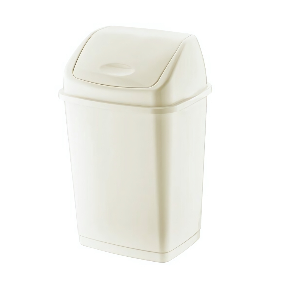 Контейнер для мусора с плавающей кр. "Фантазия" 5л молочный