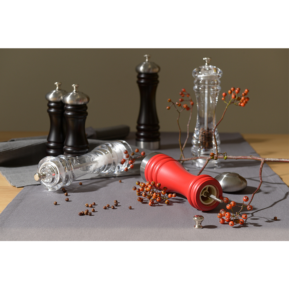 Мельница для соли 20см Smart Solutions красная матовая