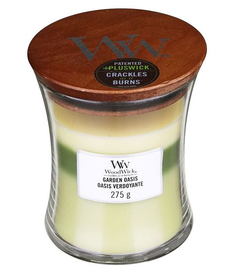 Садовый оазис, ароматическая свеча, WoodWick
