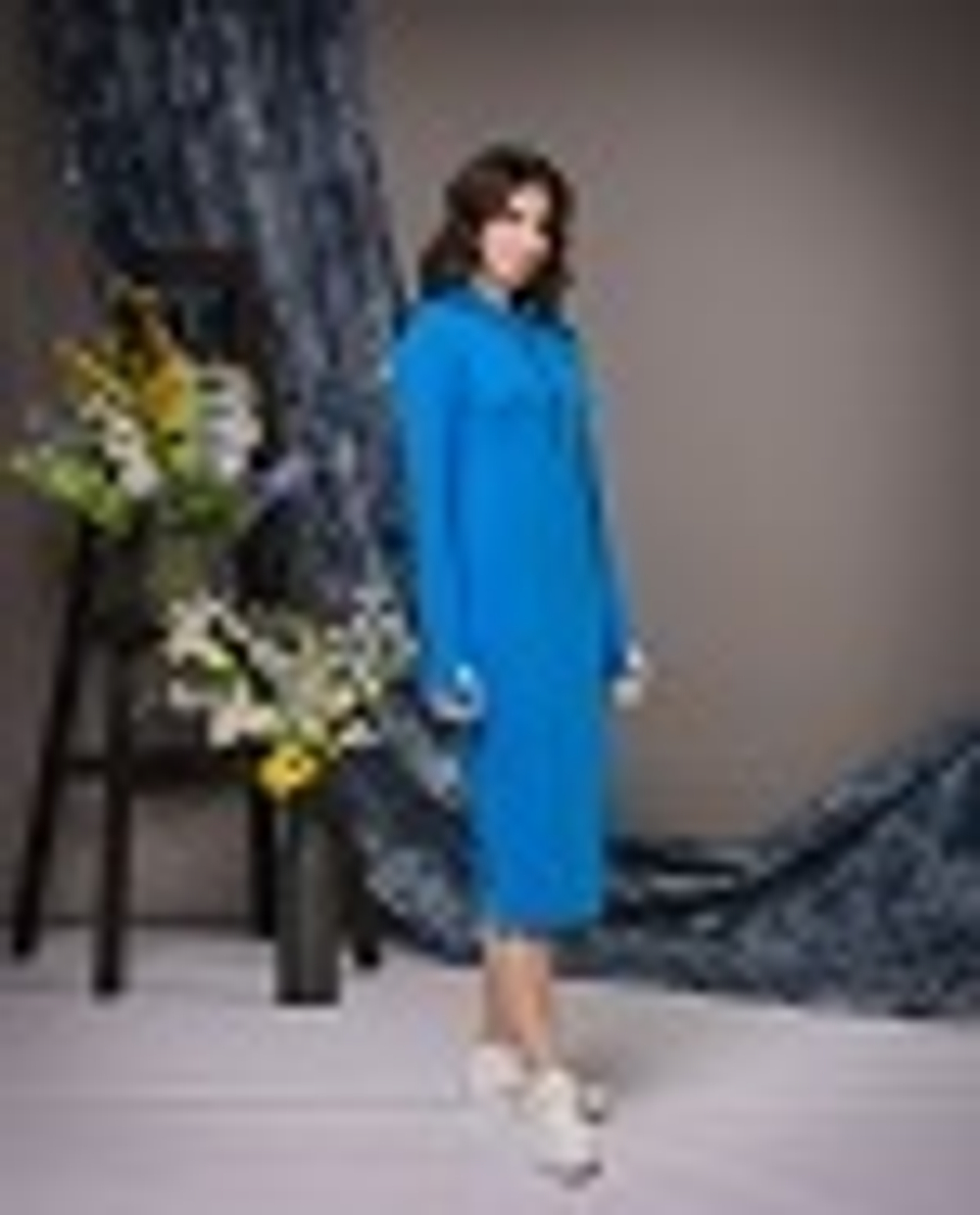 07-03-22 SS Спортивное платье, синее XL