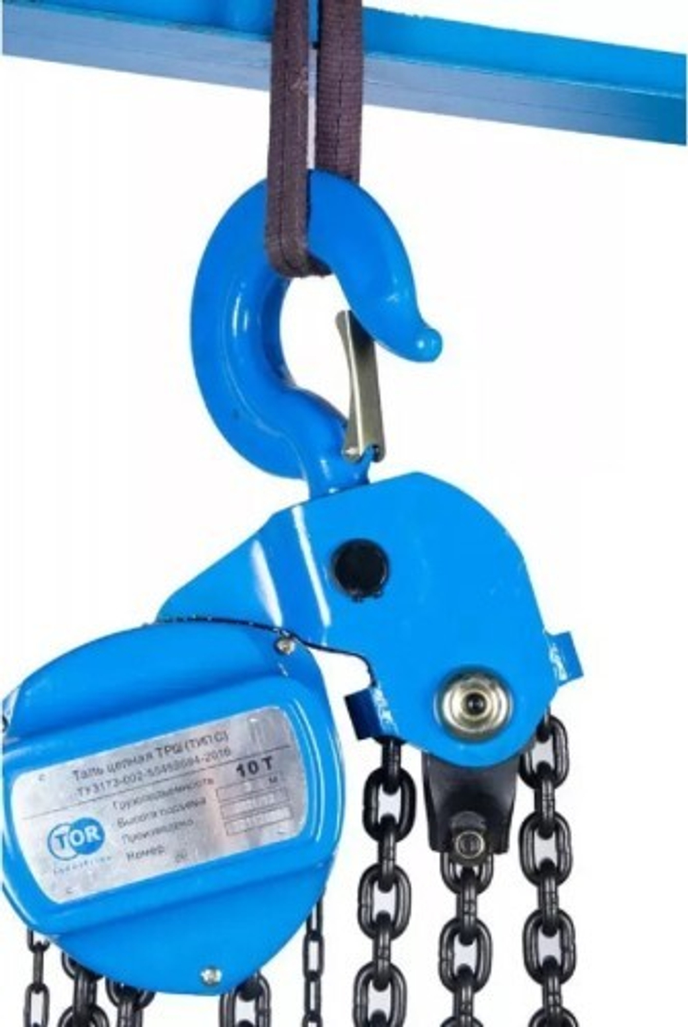 Таль цепная TOR ТРШ C PRO 10ТХ3М ручная, шестеренная 1011031