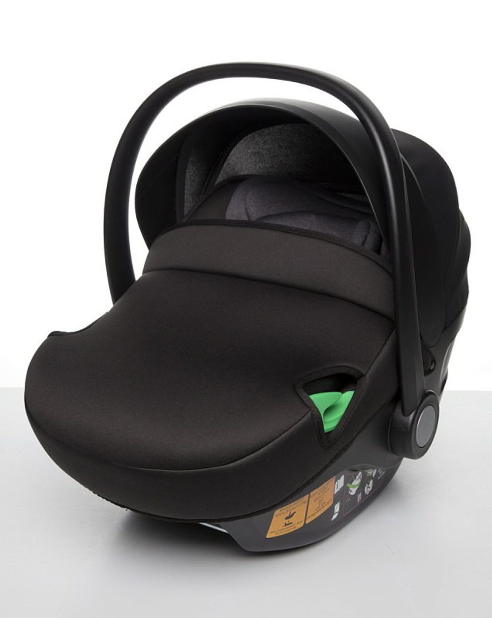 Детская коляска Peppy Monaco Thermo 3 в 1 с автокреслом First Black