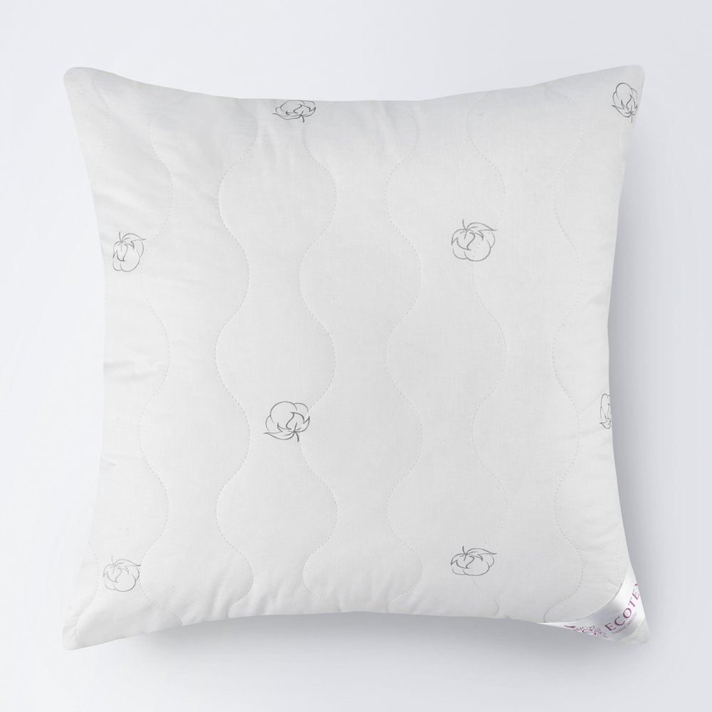 Подушка стеганая 2-х камерная "Коттон" 68х68