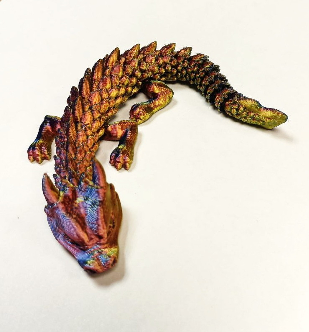 Игрушка-сувенир "Подвижный дракон" 3d модель