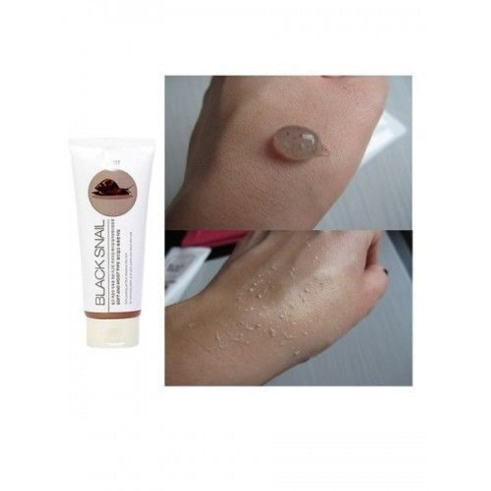 Jigott Premium Facial Black Snail Peeling Gel пилинг-скатка для лица с муцином черной улитки