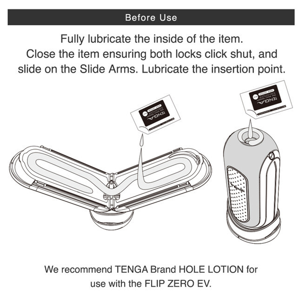 Мастурбатор Tenga Flip 0 (Zero) с вибрацией Electronic Vibration Black (Цвет: черный)