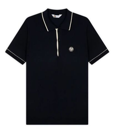 Теннисное поло Roland Garros Heritage Thibault - navy