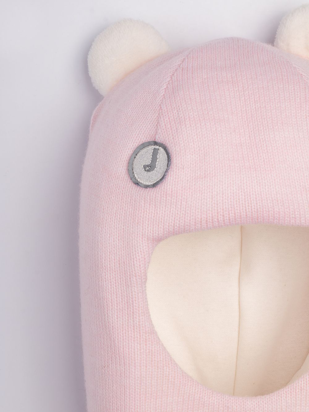 Шлем зимний вязаный (Розовый жемчуг) МИО