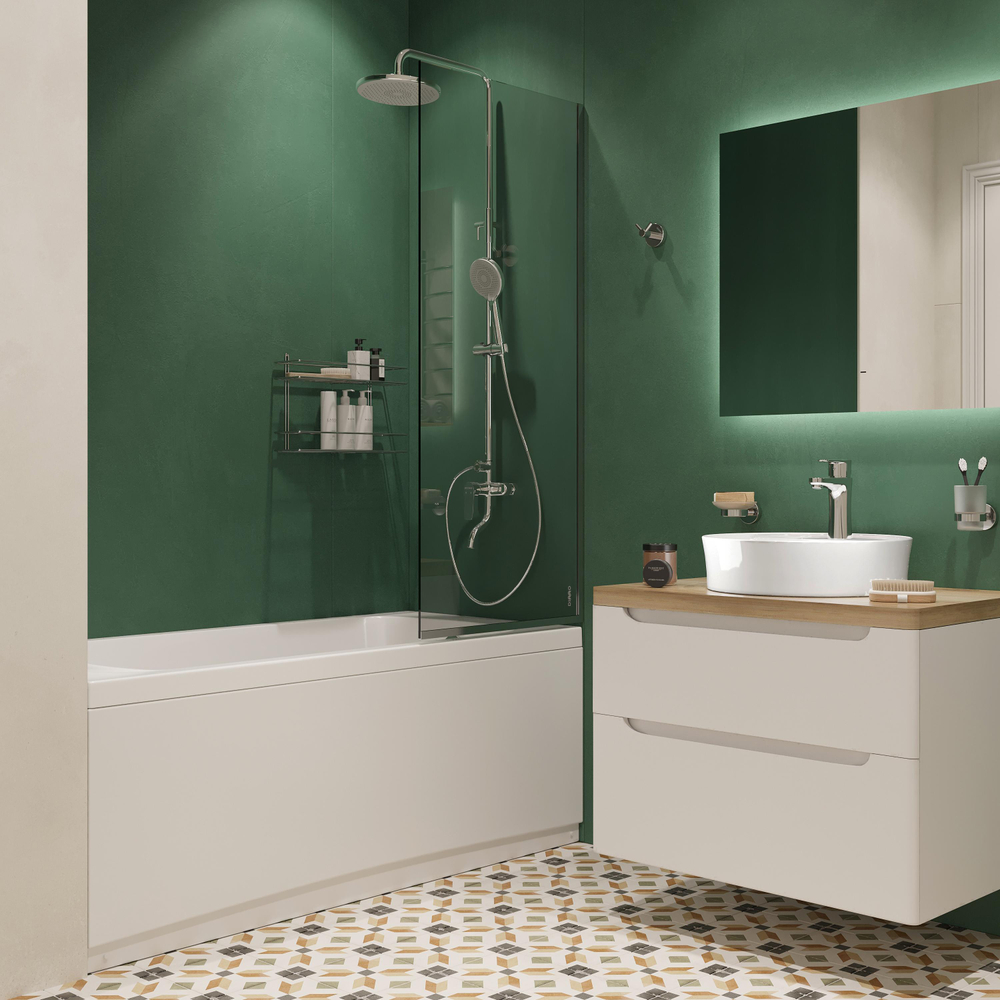 Полка для душа DIWO Смоленск П16101 подвесная, глянцевый хром