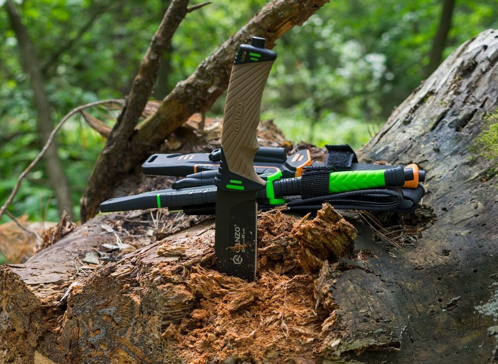 Нож Ganzo G8012 черный, G8012-BK