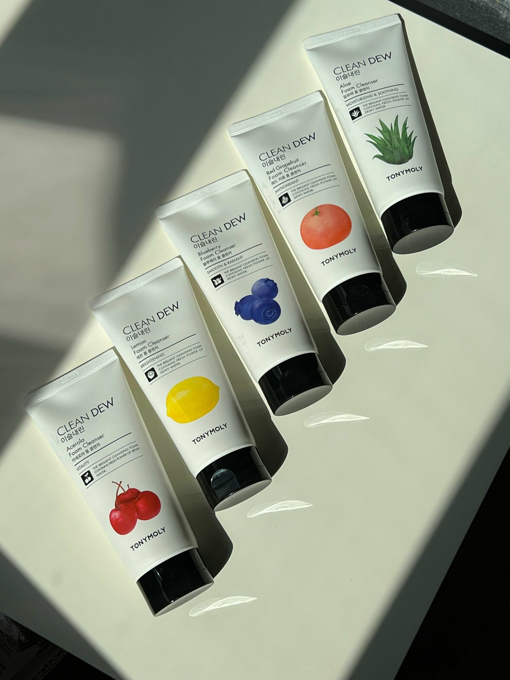 TONY MOLY пенка для умывания Clean Dew с экстрактом грейпфрута, 180 мл, 287 г