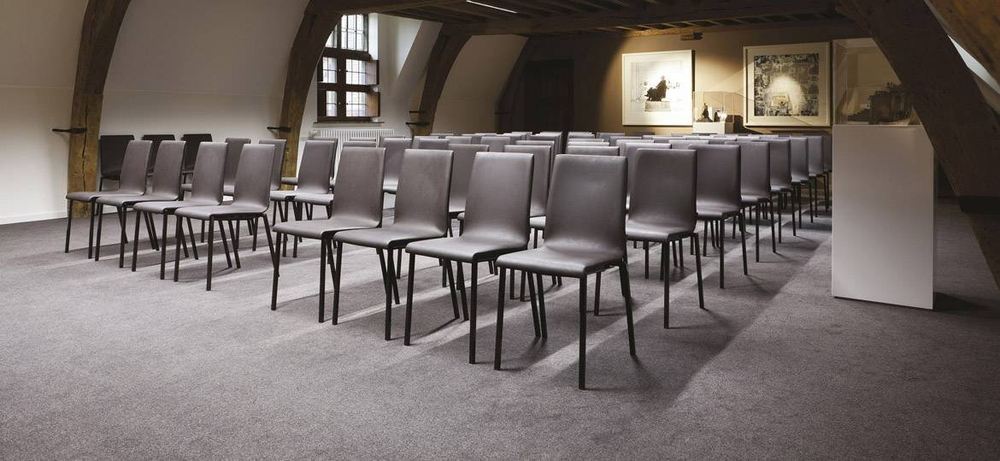 Стул офисный, Pedrali Kuadra, темно-рыжий