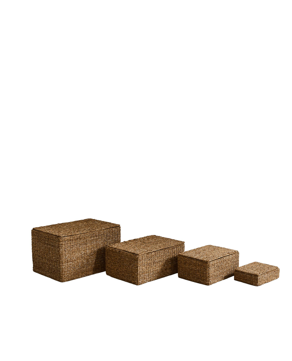Zara Home Корзина из морской травы, цвет коричневый, 30 см