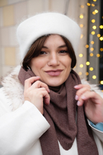 Косынка облегченная шоколад