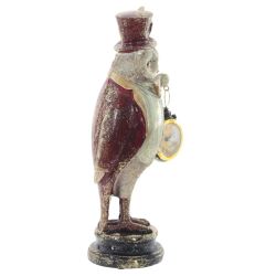 GAEM Фигурка декоративная "Сова" с часами (LR44x1), L12 W9,5 H29 см