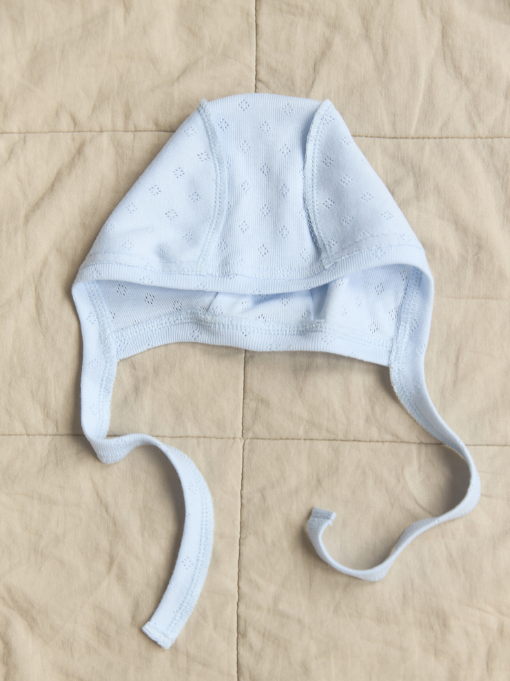 Чепчик ажурный Голубой
