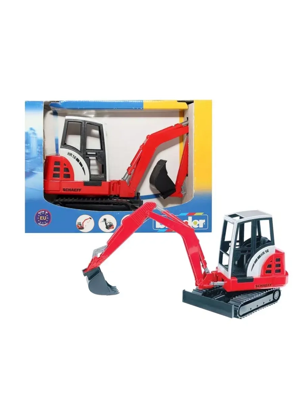Bruder 02432 Мини экскаватор гусеничный Schaeff HR16