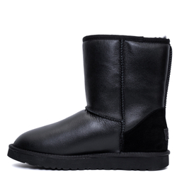 UGG Mens Classic Short Metallic Black