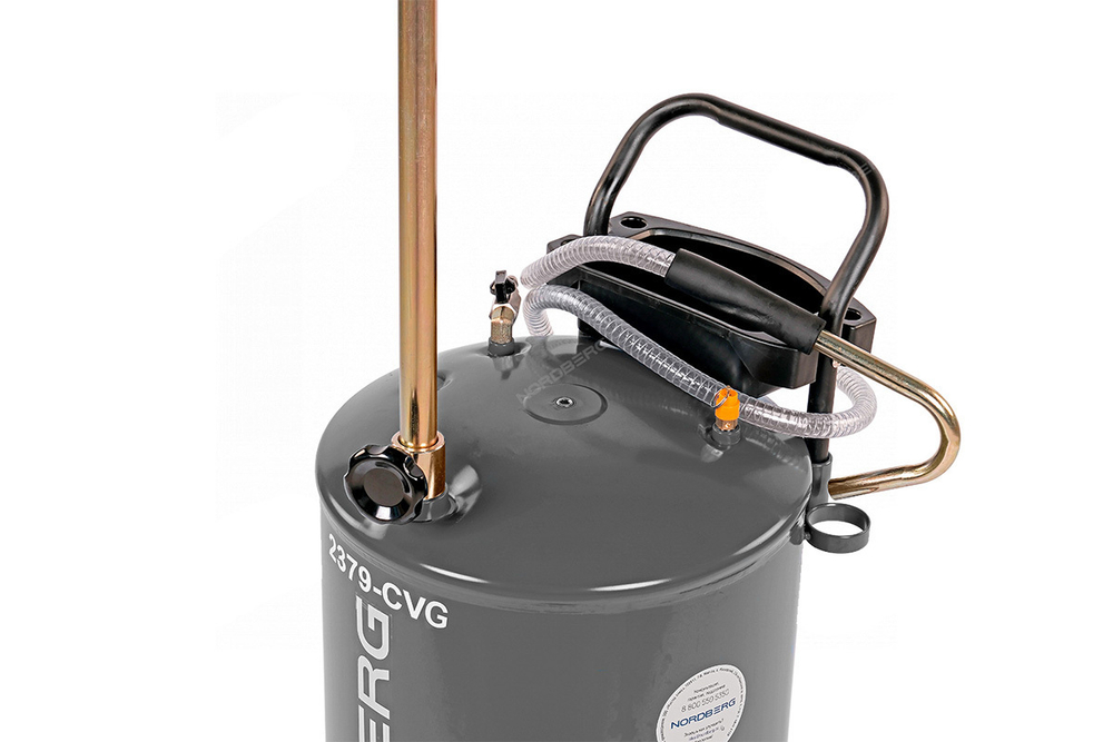 NORDBERG (2379-CVG) Установка для сбора масла пневматическая, 65 л, серая