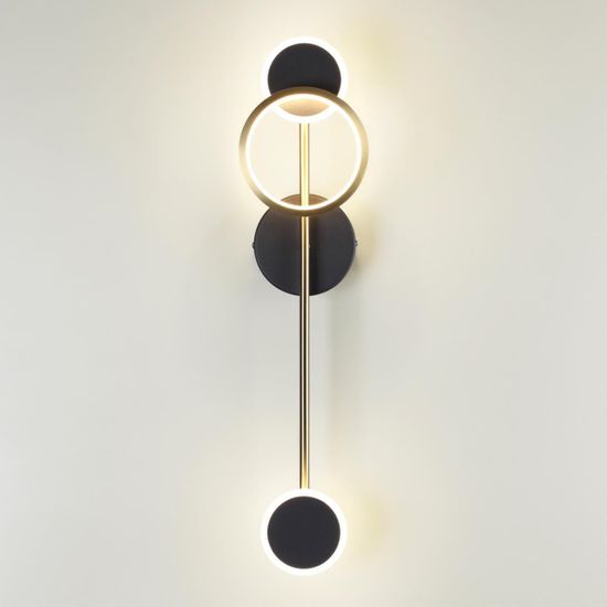 4321/16WL MIDCENT ODL22 347 металл/черный с бронзой Настенный светильник IP20 LED 16W 555Лм 3000K DENZEL