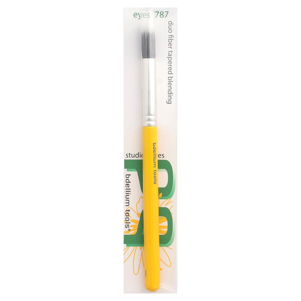 Bdellium Tools, Studio Series, коническая кисть для растушевки с дуоволокном, Eyes 787, 1 шт.