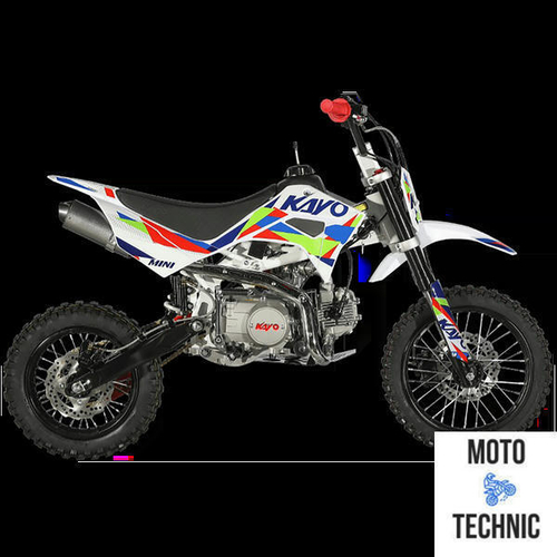 Питбайк KAYO MINI YX125EM 14/12 (механ. сцепл., эл. стартер)