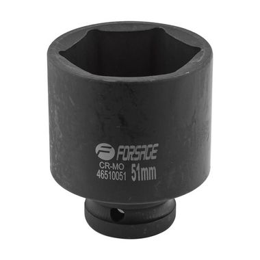 Головка ударная глубокая 51мм 3/4''6гр Forsage F-46510051