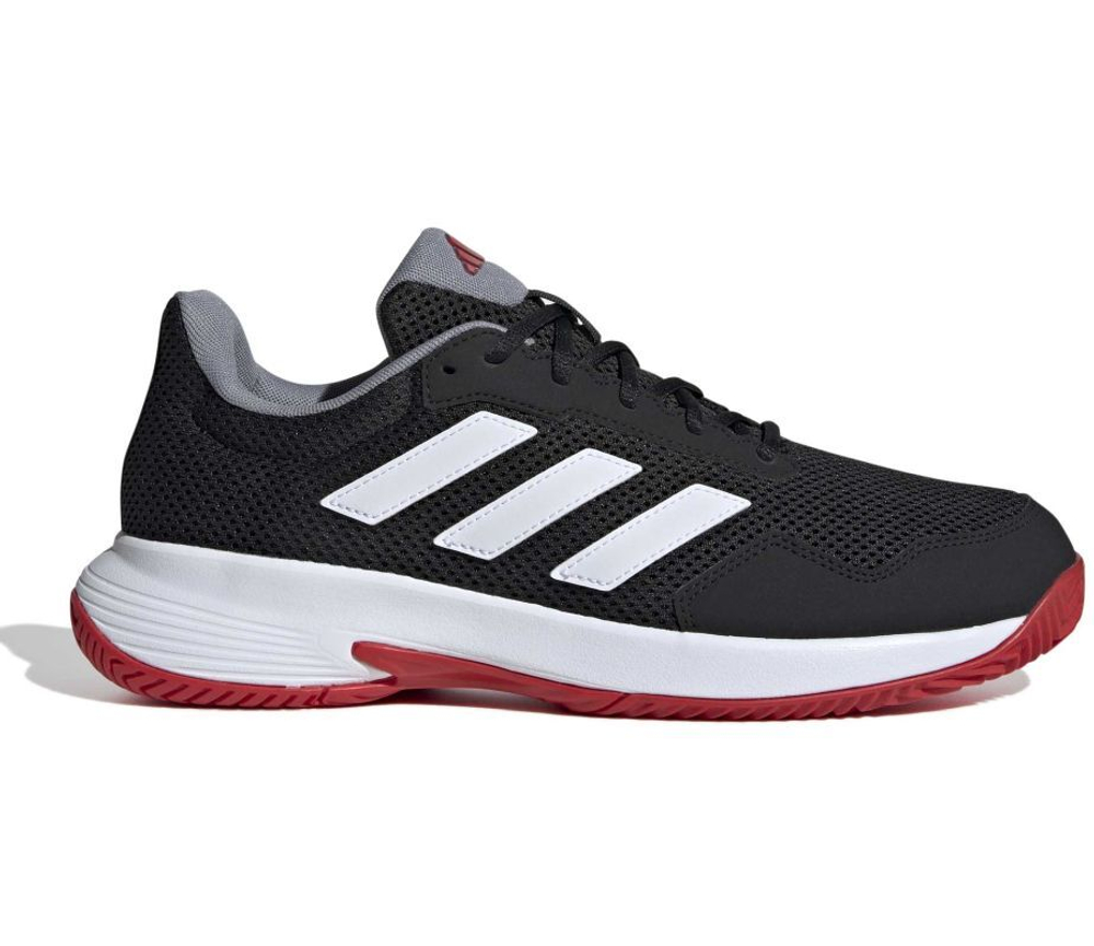 Теннисные кроссовки Adidas Court Spec 2 - core black/cloud white/better scarlet
